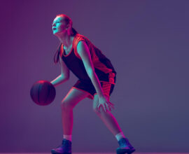 Basketball-Glück Geschichten aus dem Hartholzplatz Blockbereich