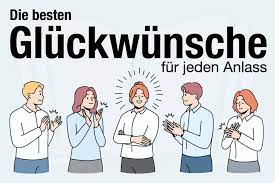 Gratulation zum Erfolg